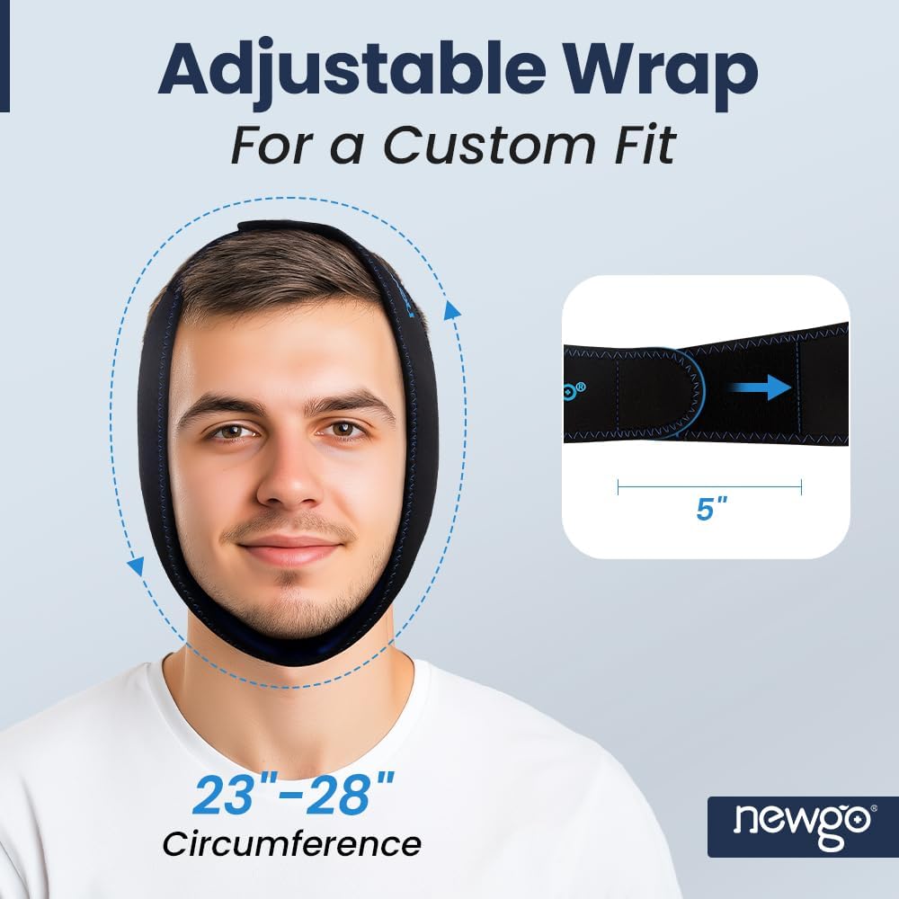 Thumbnail 6 de NEWGO Noir- Wisdom Teeth Ice Pack Head Wrap with Four Hot-and-Cold Gel Packs