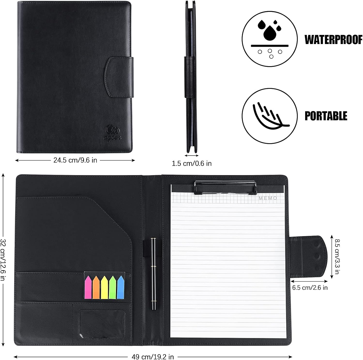 Thumbnail 1 de Agoer Porte Documents A4 Porte Bloc