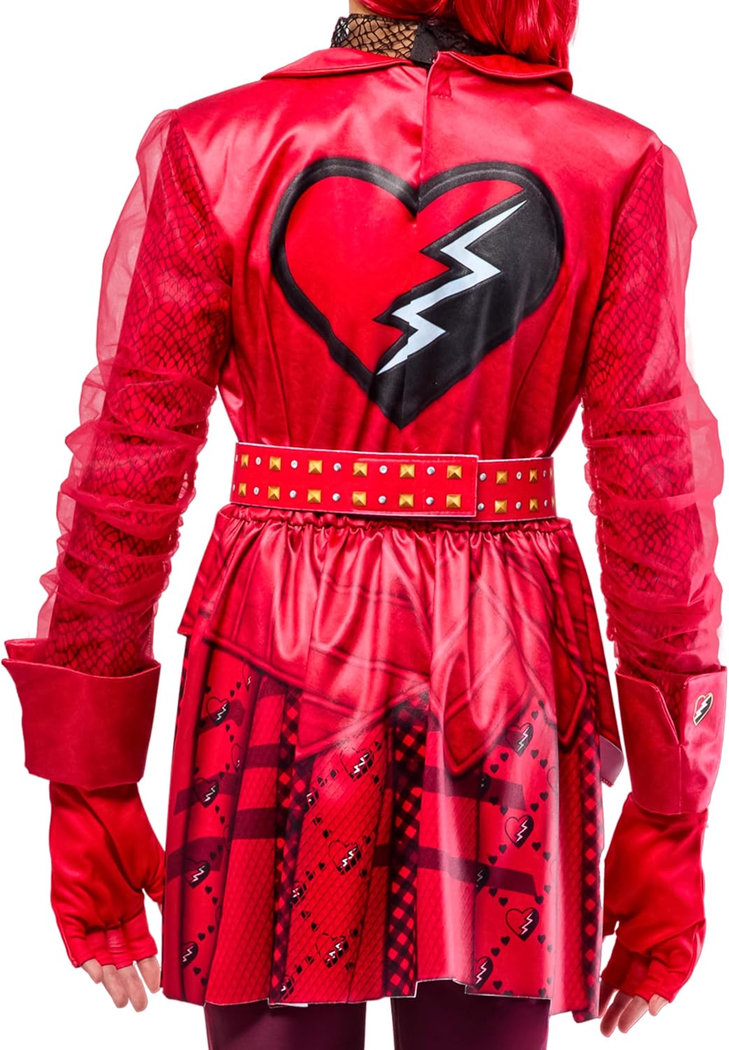 Detalle 2 de Party City Disney Descendants Wicked Wonderland Red Costume Dress for Kids