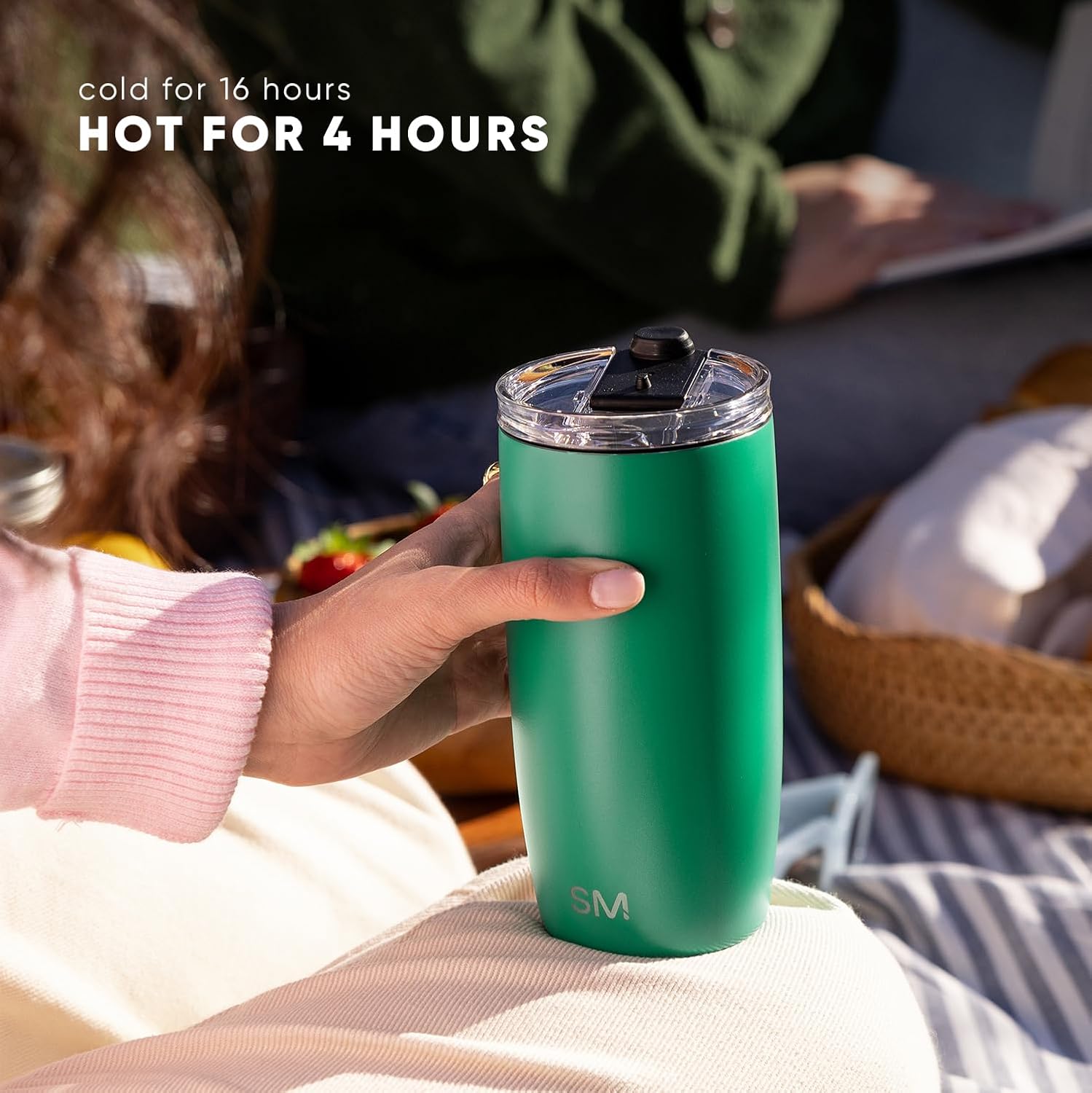 Detalle 2 de Simple Modern Voyager☕ Vaso térmico 470ml de acero inox