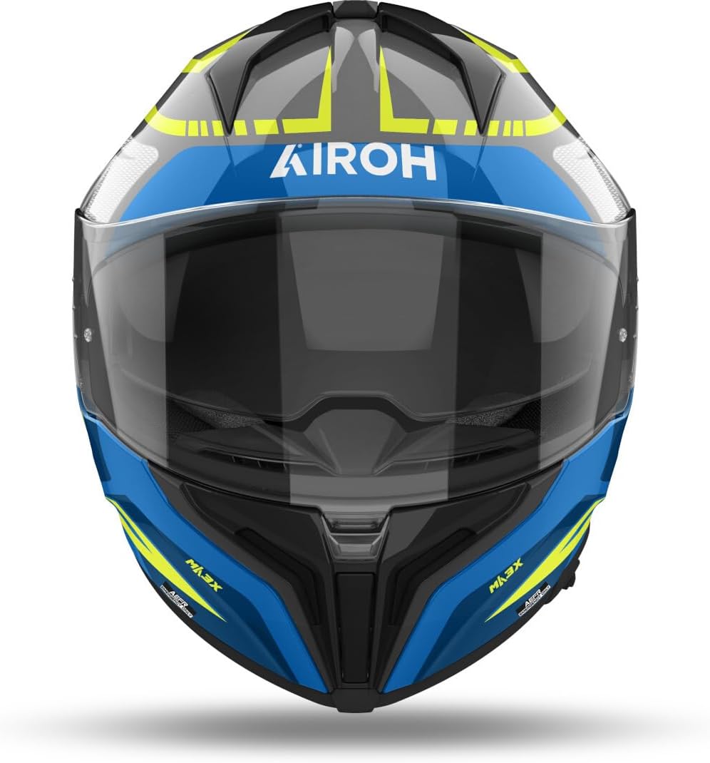 Thumbnail 2 de AIROH MATRYX RIDER Blue Gloss L — casco integrale, omologato ECE 2206