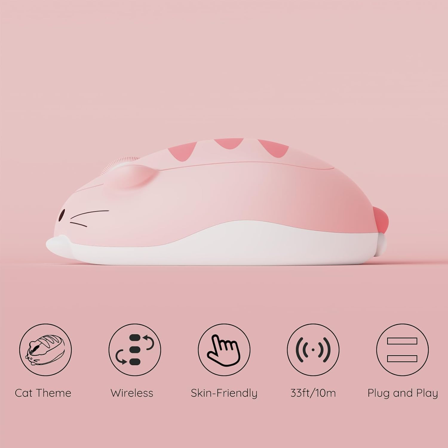 Thumbnail 2 de Akko Cute Wireless Mouse, 3200 DPI