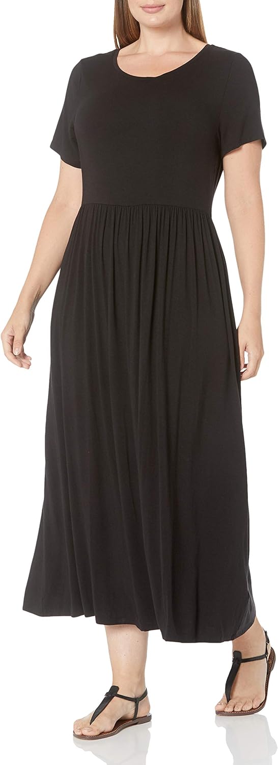 Thumbnail 6 de Amazon Essentials Damen ärmelloses tailliertes Maxikleid (FIT & FLARE) in Übergröße