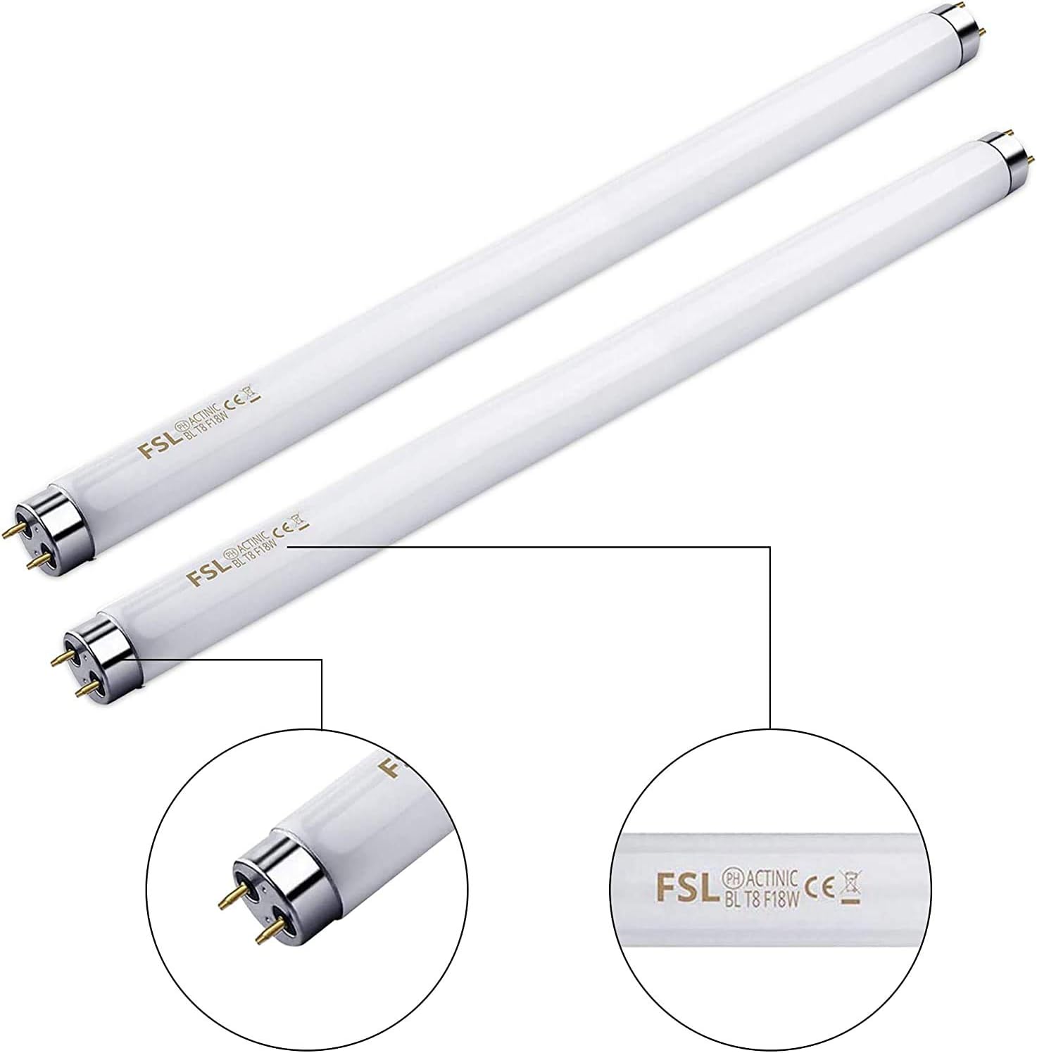 Detalle 2 de ASPECTEK Lampadina UV 40W due pezzi