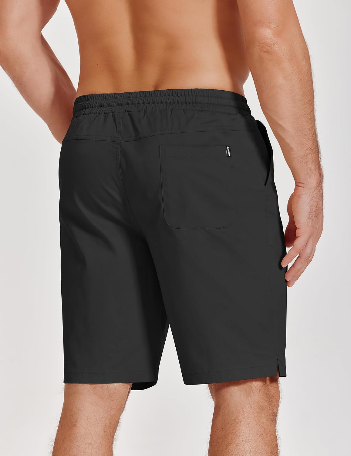 Thumbnail 1 de COOFANDY Men's Casual Cotton Drawstring Shorts: Lightweight 9" Chino Golf Shorts