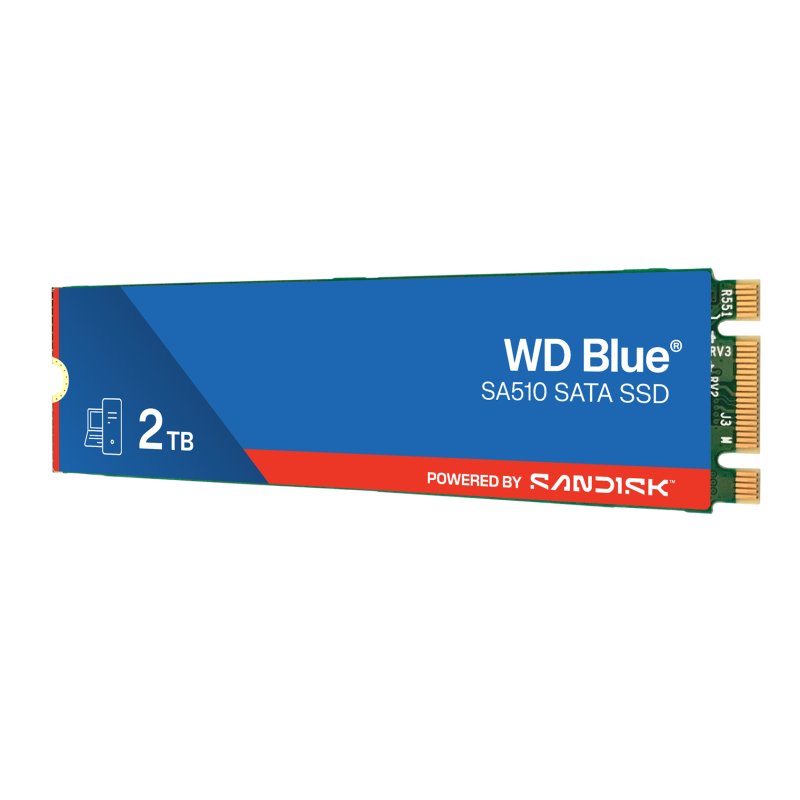Detalle 2 de WD Blue SA510 SATA 3 2TB – SSD para acelerar tu PC