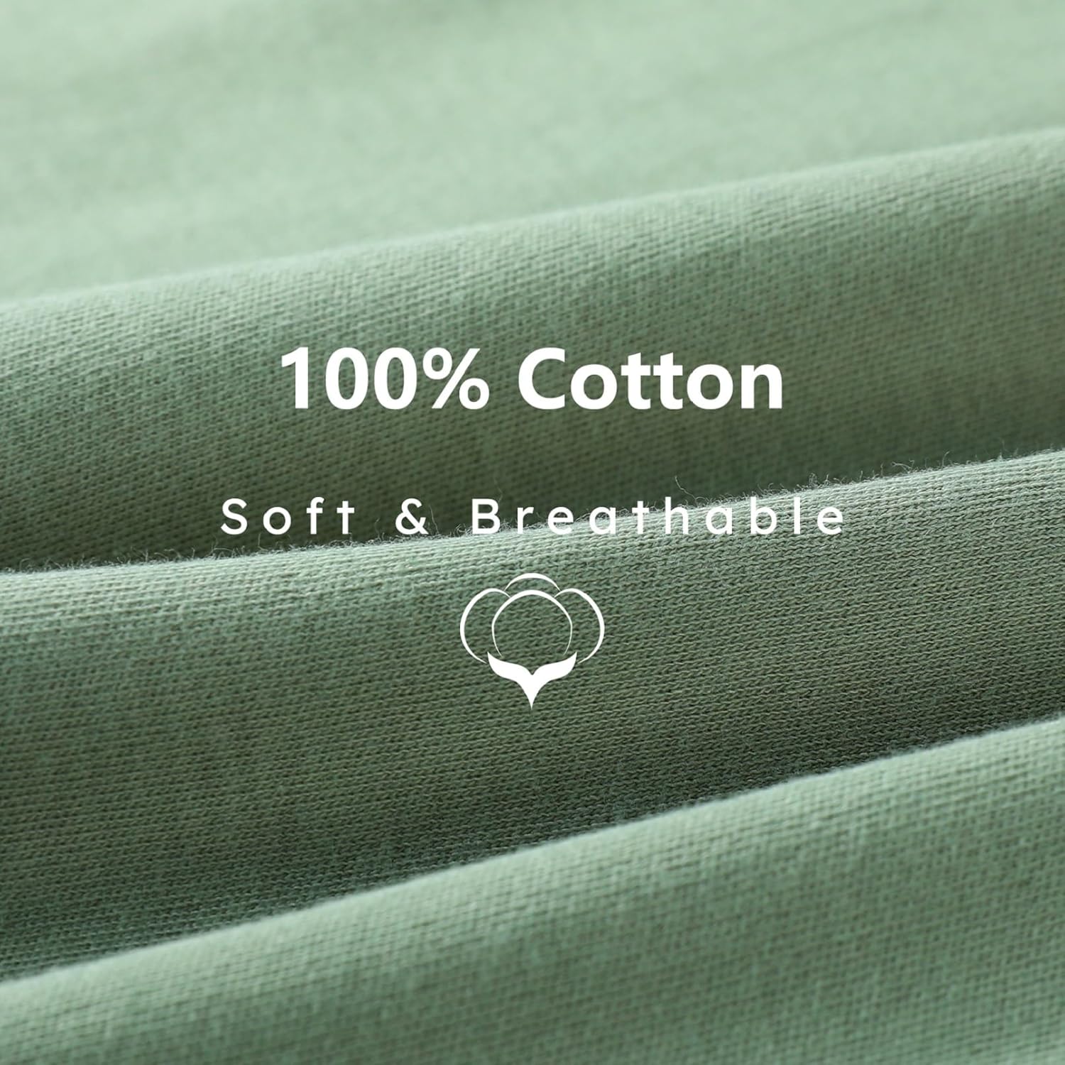 Detalle de FIEMOL Baby Sleep Sack 0-6 Months, 3-Pack 100% Cotton Wearable Blanket (0.5 Tog) Cyan