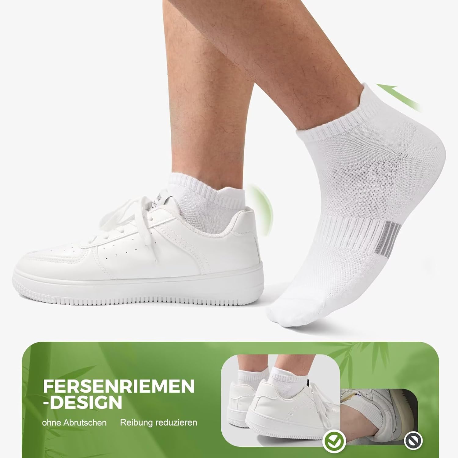 Thumbnail 3 de FALARY Bambus Sneaker Socken 6 Paar