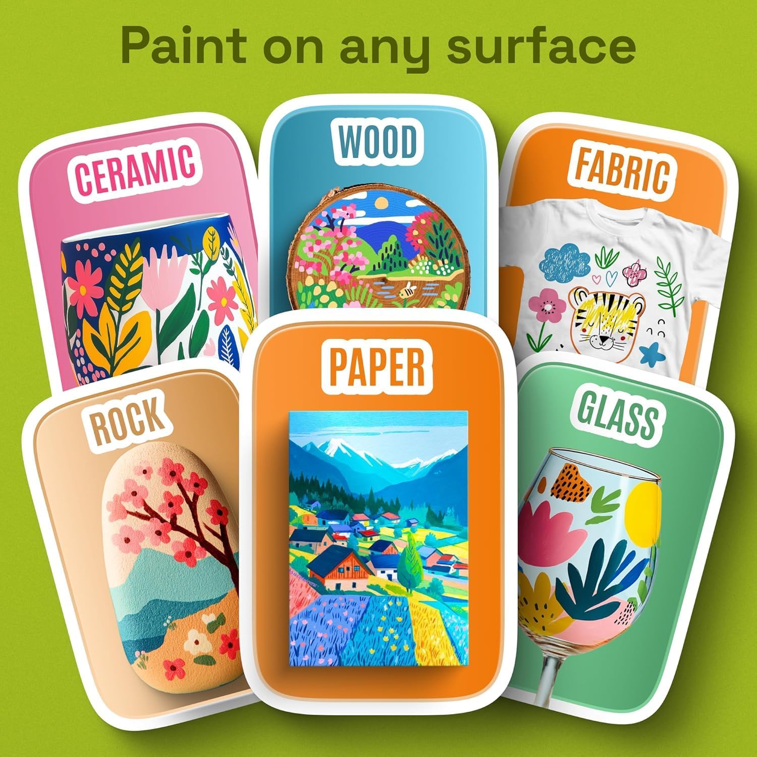 Thumbnail 3 de ARTISTRO 24 Acrylic Paint Pens set for crafts 🎨