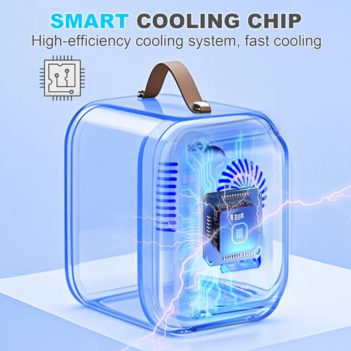 Detalle de Enventor Mini Fridge 4 Litre/ 6 Can: Portable Cooler and Warmer with AC + 12V DC