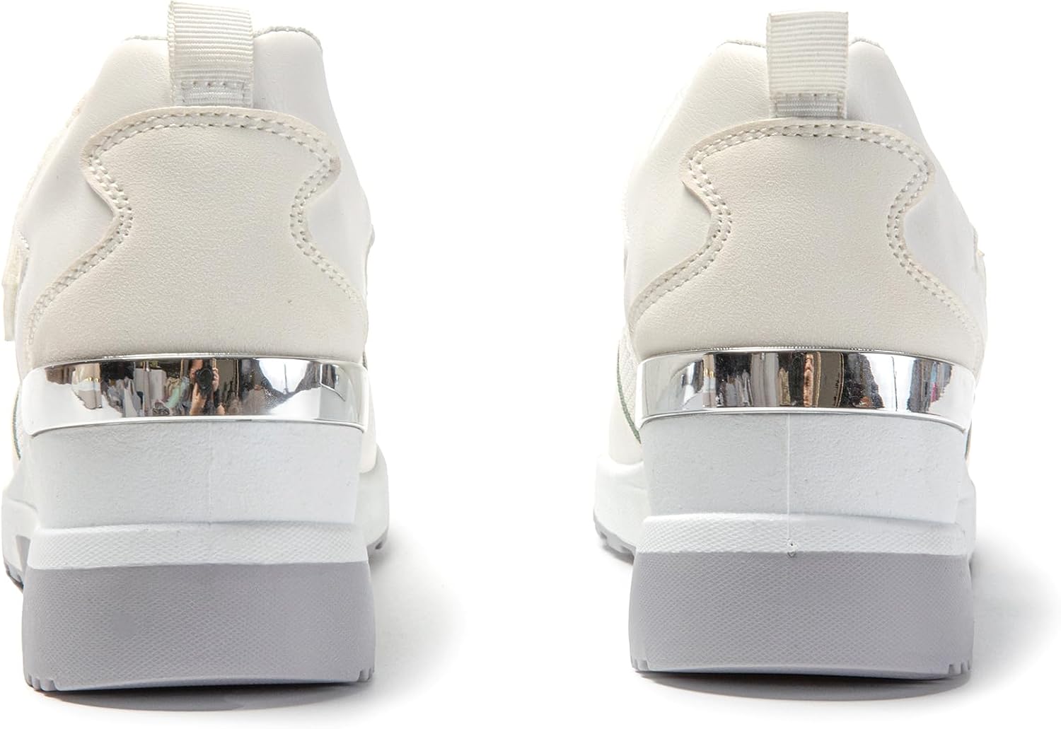 Detalle 1 de JOMIX damessneakers met klittenband, ademend bovenwerk en sleehak
