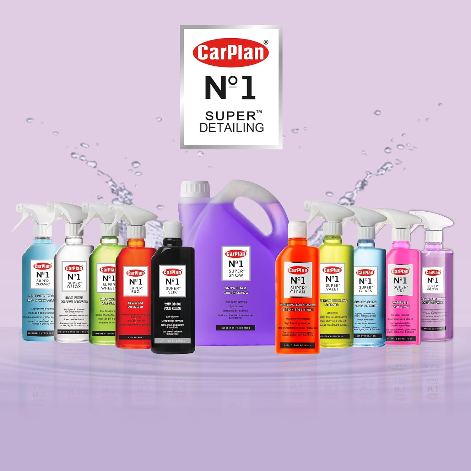 Thumbnail 5 de CarPlan No.1 Super Dri Spray 600 ml : nettoyant et cire sans eau pour voiture