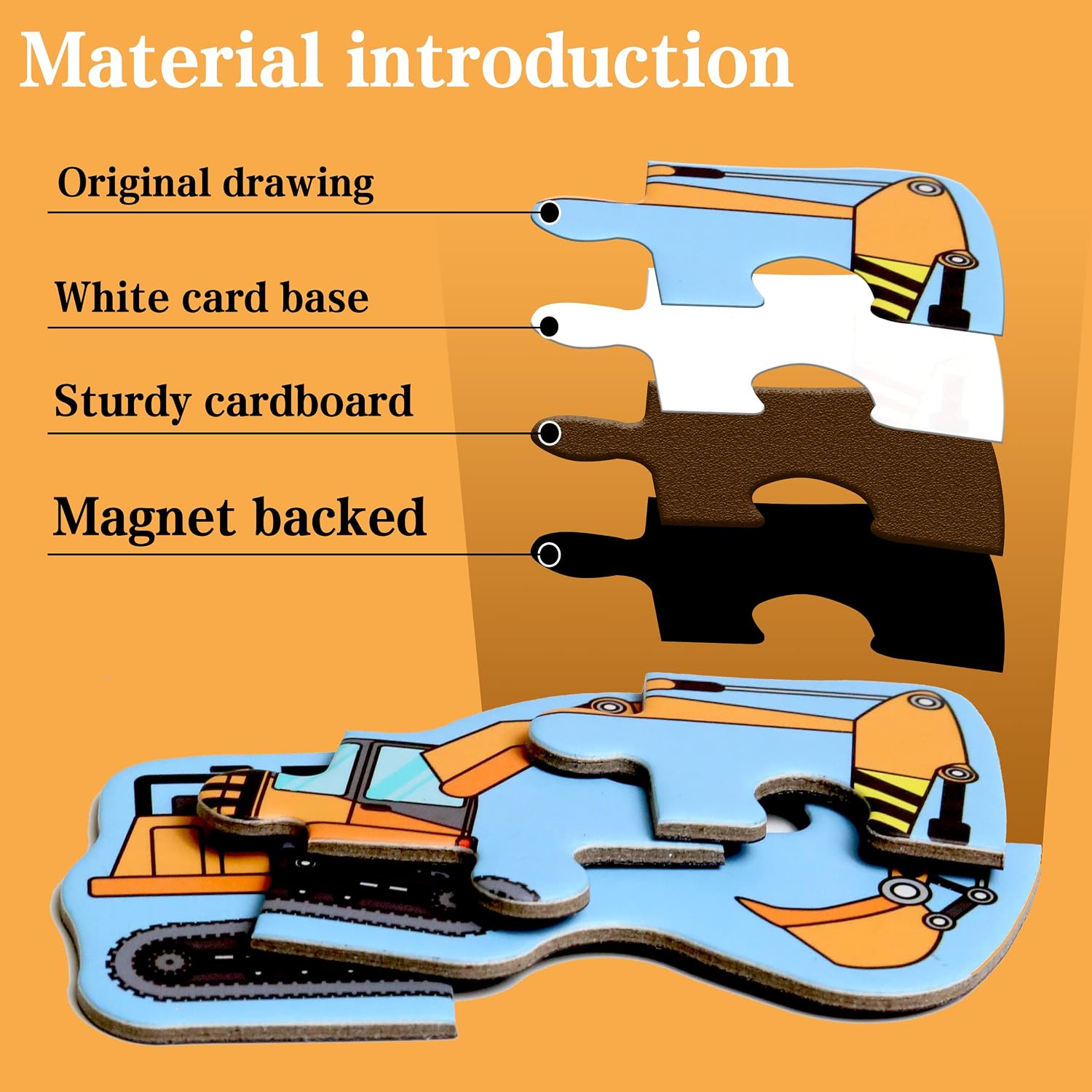 Thumbnail 6 de Magnetic Puzzles for Kids 3-5: Travel Toddler Car and Construction Themes