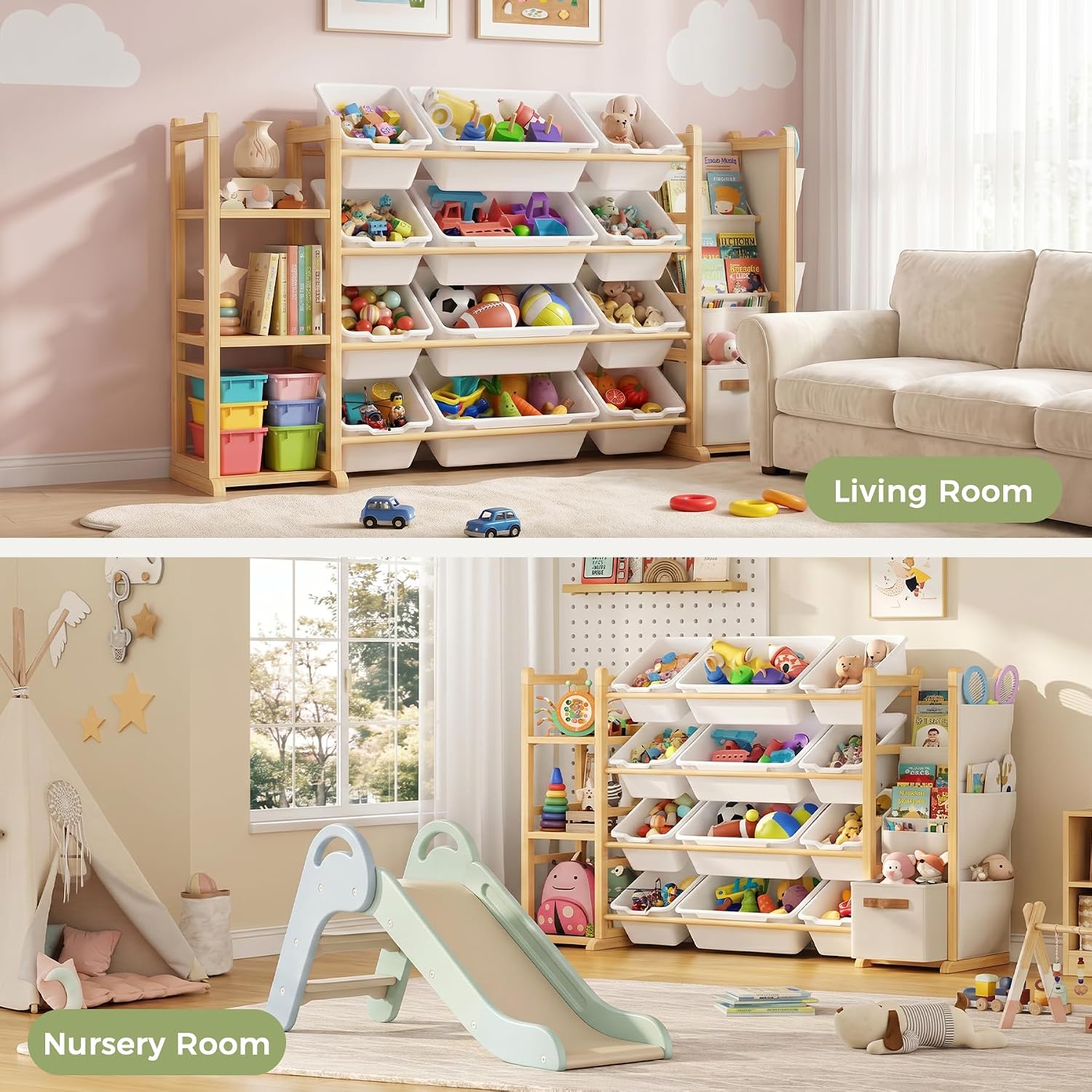 Thumbnail 6 de Toy Storage Organizer with 12 Bins