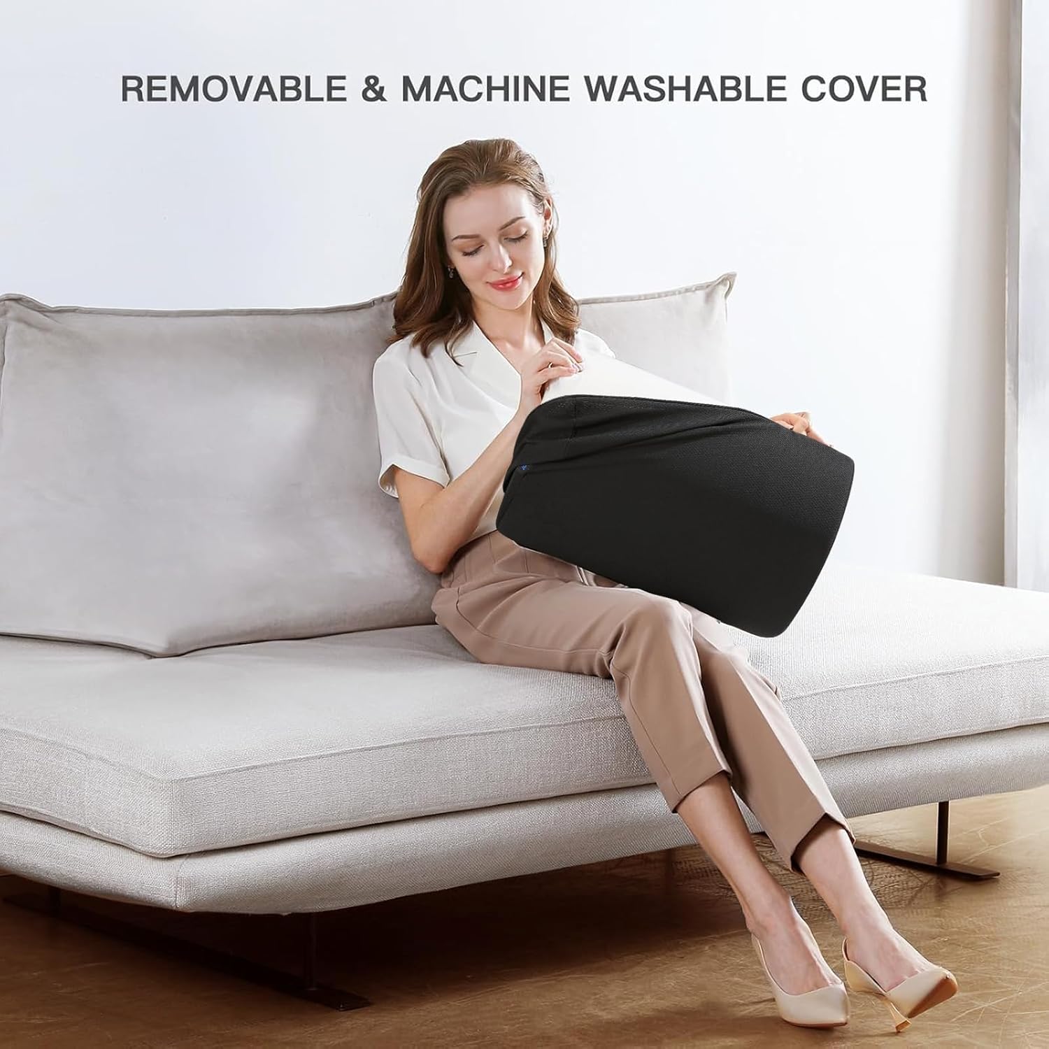Thumbnail 5 de HUANUO Footrest with Memory Foam review: comfortable, adjustable under-desk support