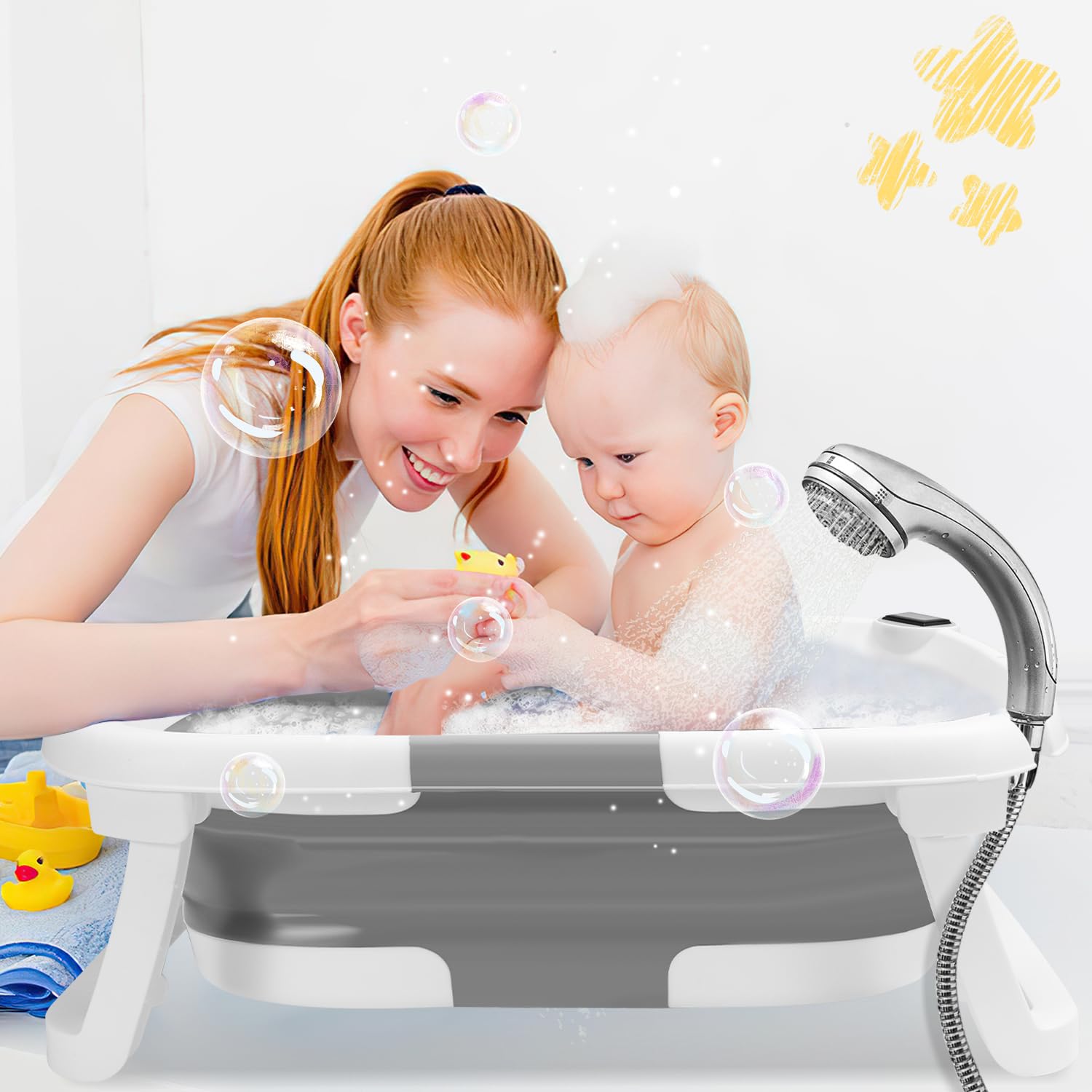Thumbnail 6 de Ansobea Baby Badewanne mit Thermometer