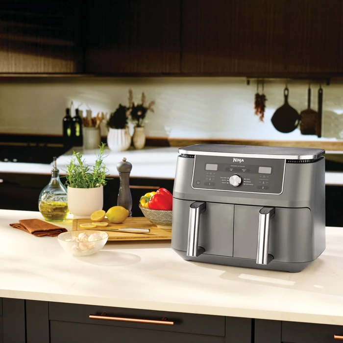 Thumbnail 1 de Ninja Dual Zone DZ400EU: Heißluftfritteuse mit zwei Schubladen für gleichzeitiges Garen