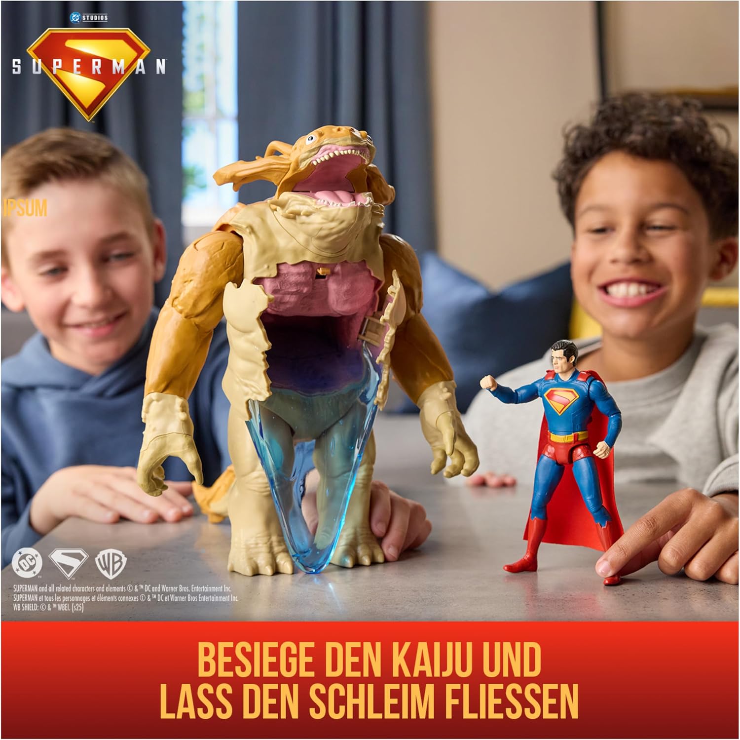 Detalle 2 de DC Comics Superman Kaiju Battle Spielset 30 cm