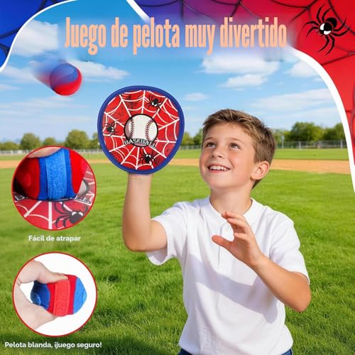 Thumbnail 1 de HaoVrisn: Juguetes de Lanzar y Atrapar para niños — pelotas autoadhesivas para playa, piscina y jardín