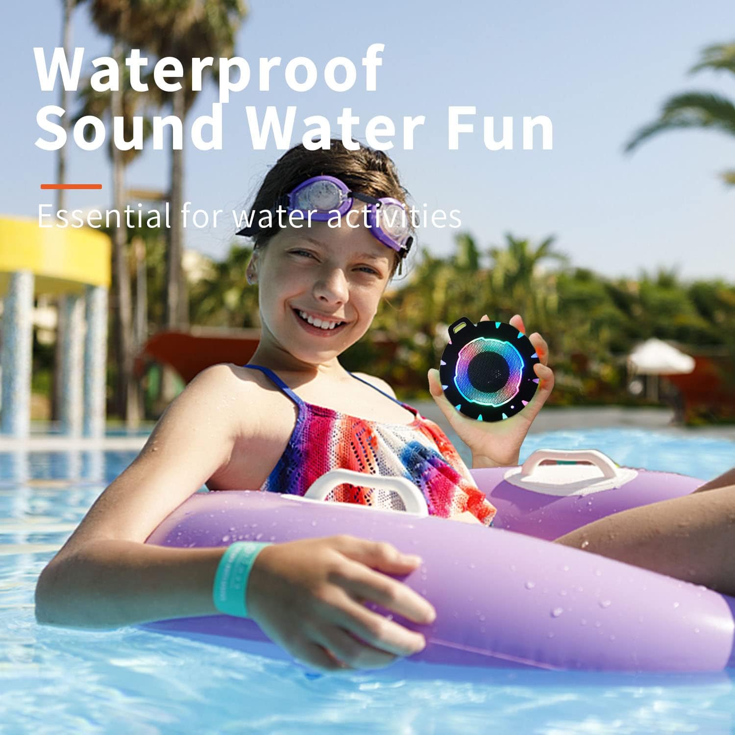 Thumbnail 6 de HEYSONG Waterproof Shower Speaker 12H
