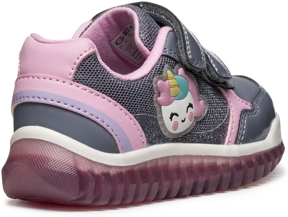 Thumbnail 4 de Geox Baby-Mädchen B Lightyloo Girl Sneaker – Leuchtende Klett-Schuhen für kleine Abenteurer