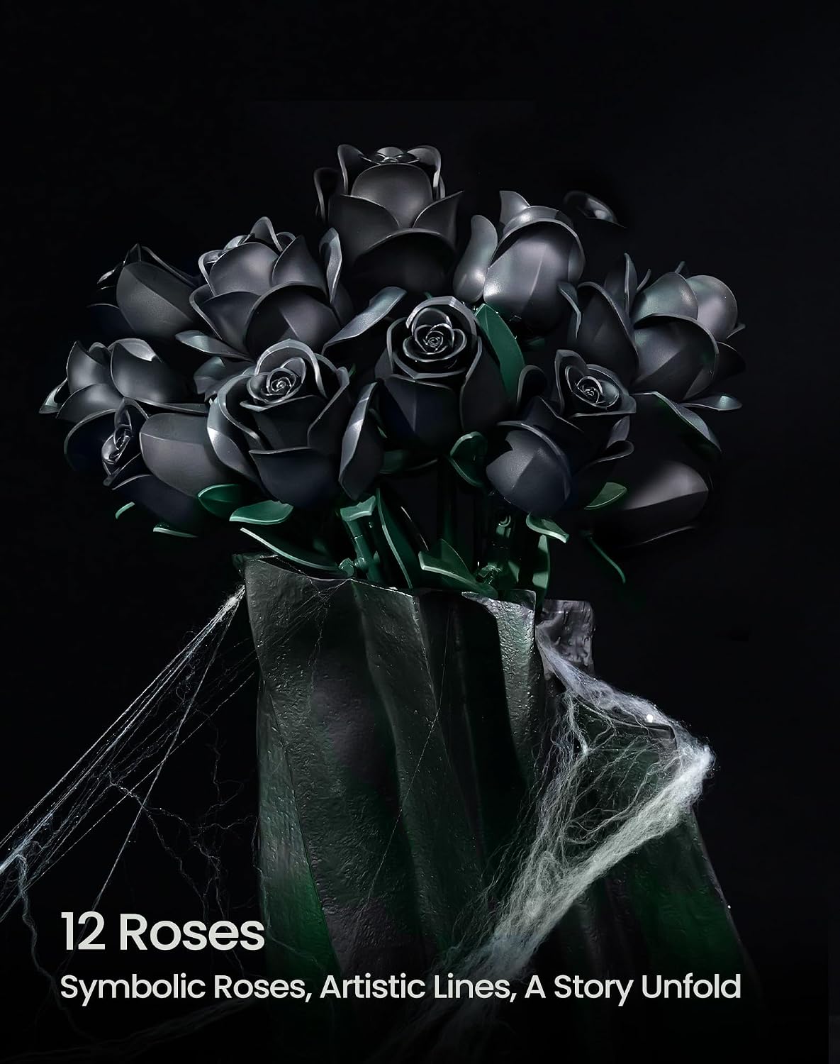 Thumbnail 5 de iATOM Black Rose Bouquet 12Pc 🌹