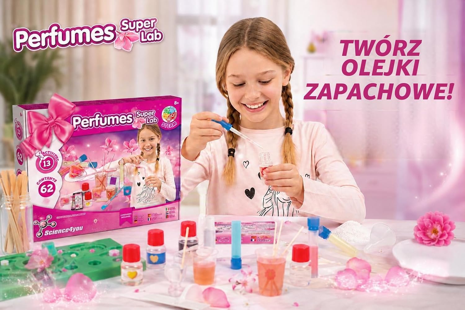 Thumbnail 4 de Science4you Super Laboratorium Perfum – zestaw naukowy dla dzieci, 13 eksperymentów