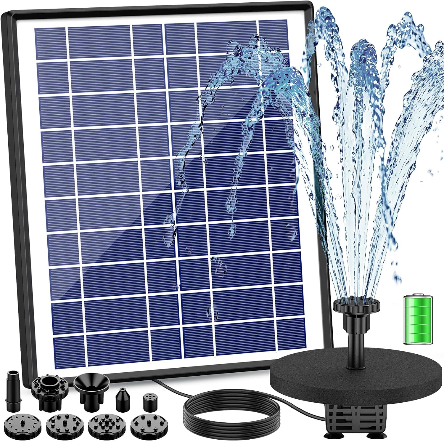 Detalle de AISITIN 6.5W Solar Floating Water Pump