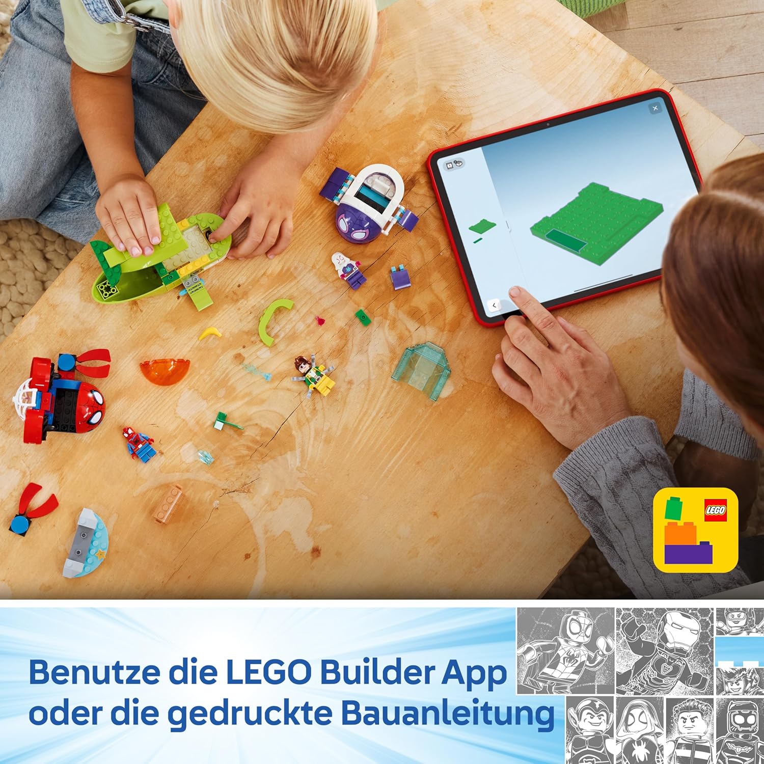Detalle 2 de LEGO Marvel Spidey und seine Super-Freunde 11207 Unterwasserfahrzeuge mit 3 U-Booten und 3 Minifiguren