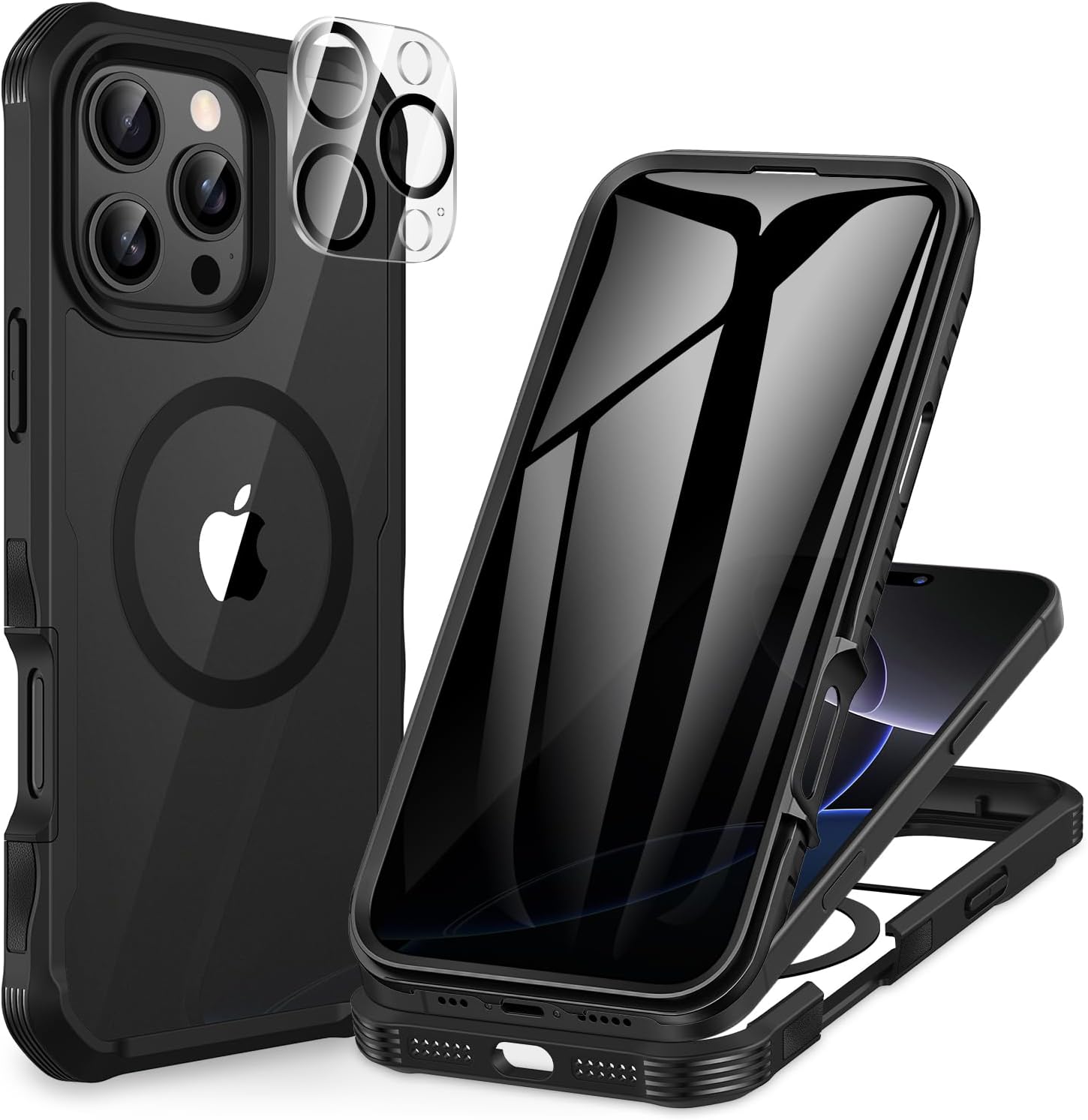 Detalle de CENHUFO Sichtschutz Hülle iPhone 16 Pro Max