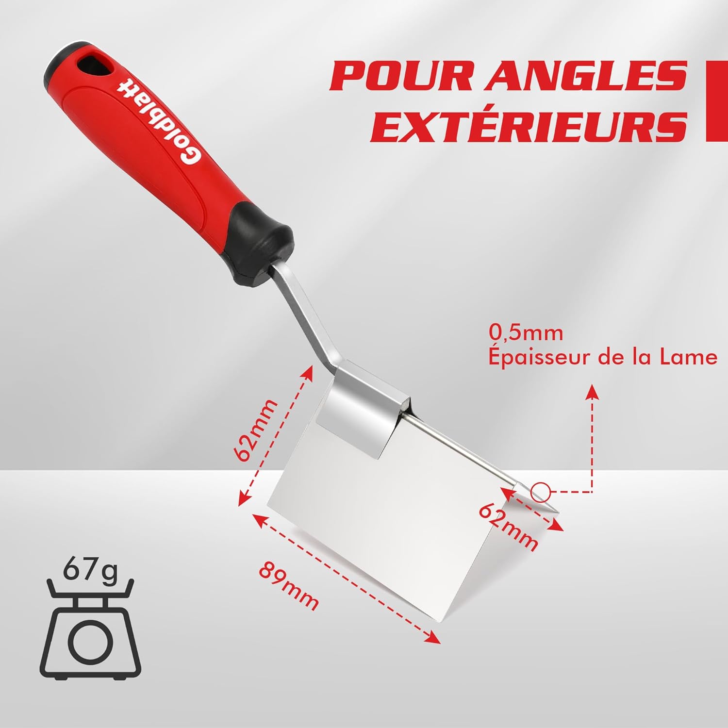Detalle 2 de Goldblatt Truelles d’Angle lot 2 100×126 mm 🛠