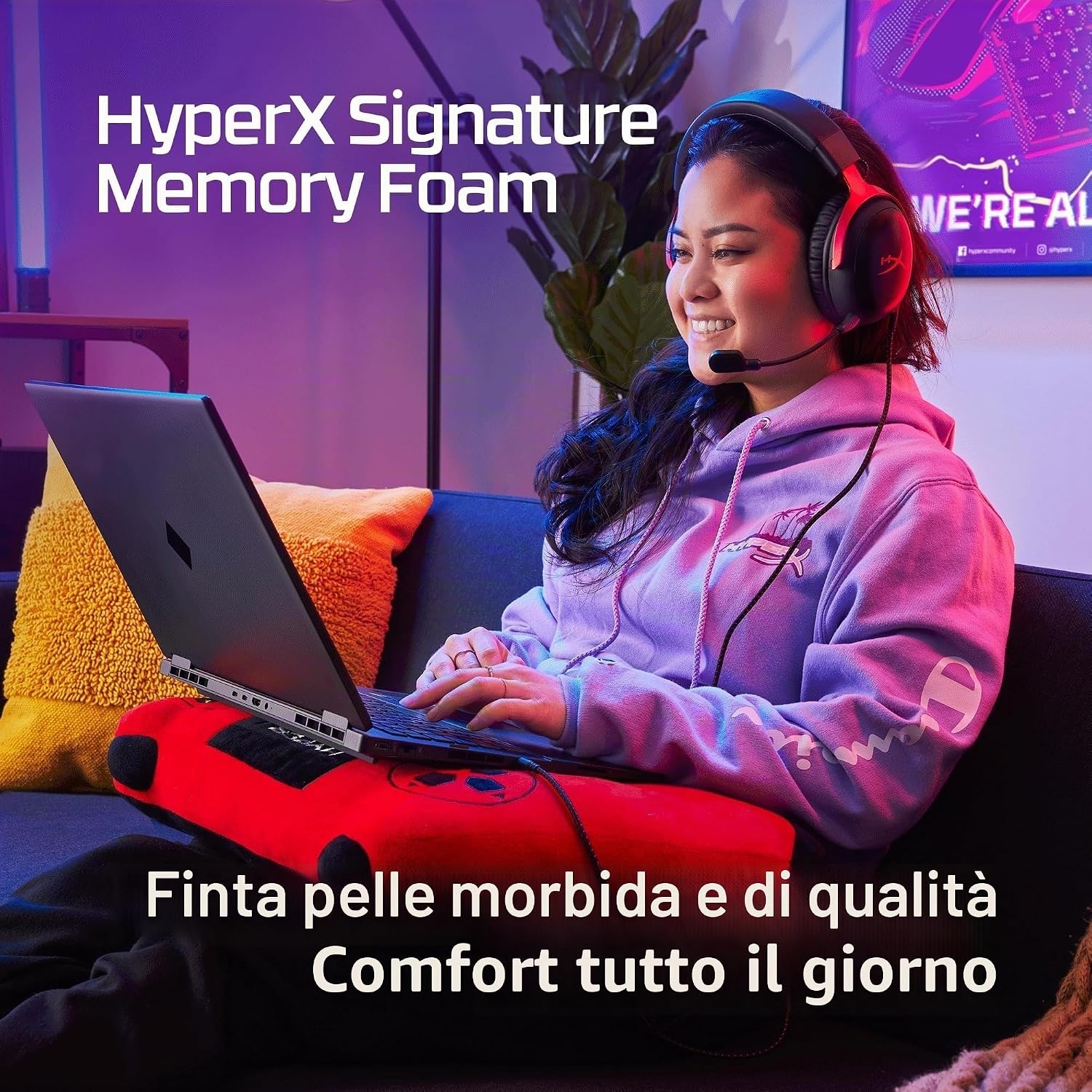 Thumbnail 1 de HyperX Cloud III: cuffie da gaming USB-C con DTS Spatial Audio e comfort premium