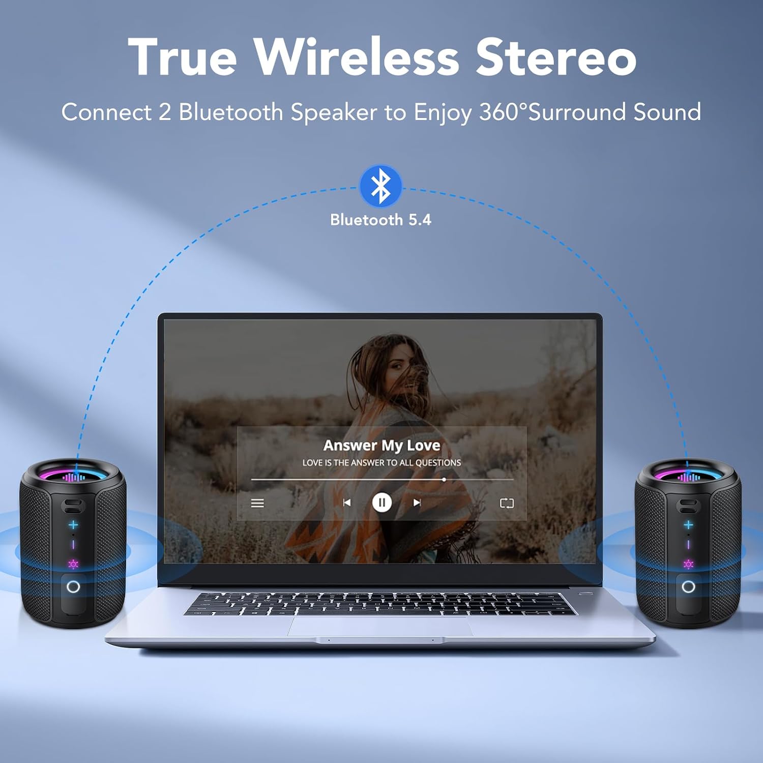 Thumbnail 4 de Cassa Bluetooth 15W IPX7 con luci LED