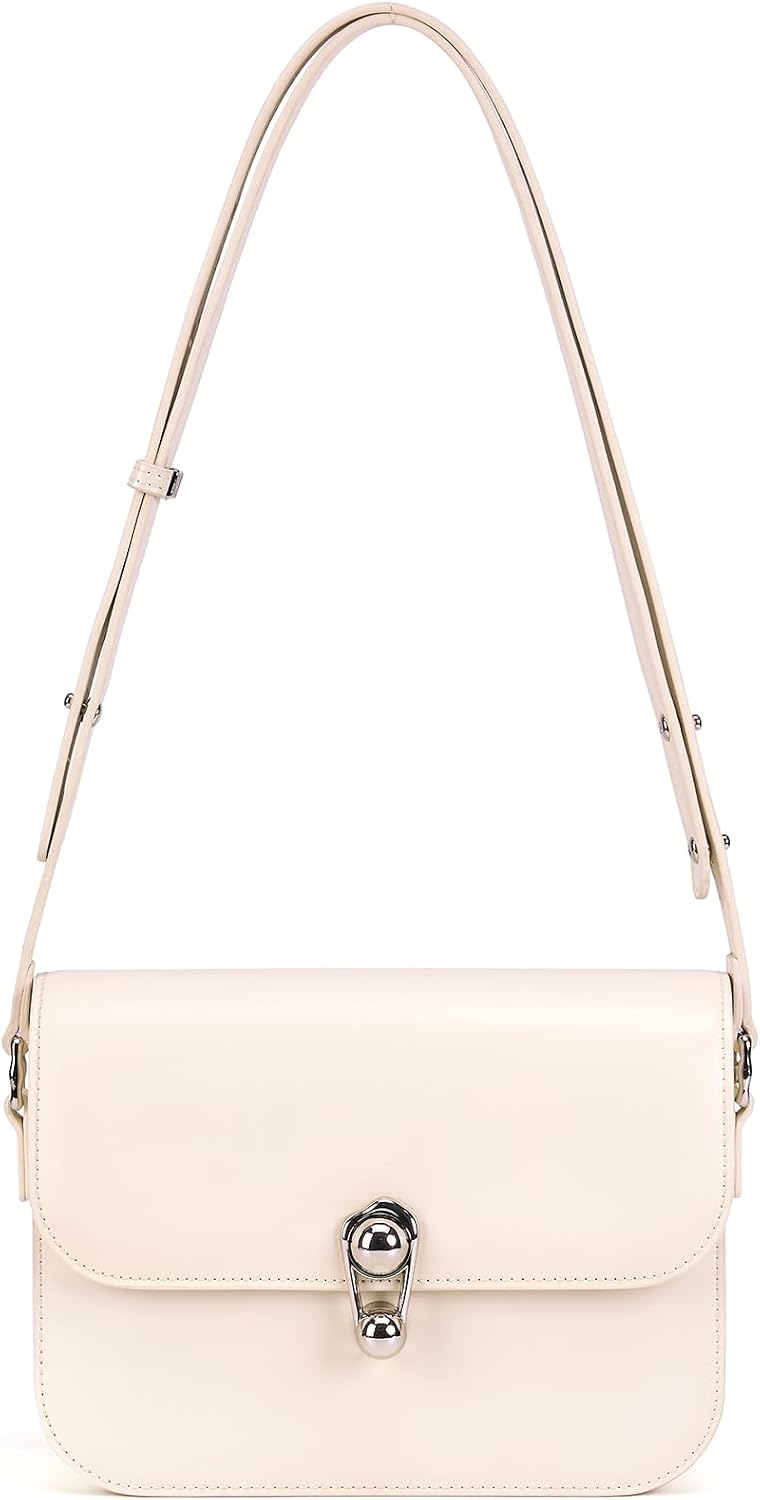 Detalle de LA FESTIN Crossbody Bag in Split Leather