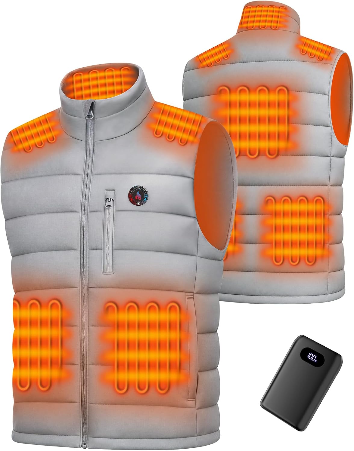 Thumbnail 6 de Men's Heated Vest, 20,000mAh Battery Pack
