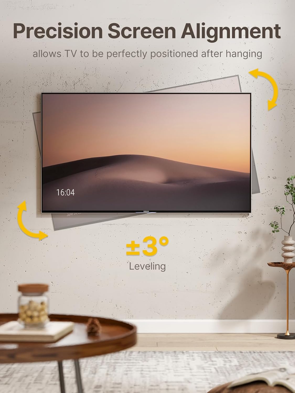 Thumbnail 4 de monTEK 1.1" Ultra Slim Full Motion TV Wall Bracket (43–90 inch, up to 60kg, max VESA 600x400mm)