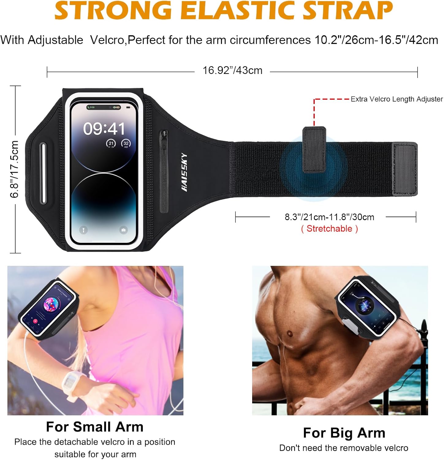Thumbnail 5 de CITAMAMA Running Armband for 6.9" mobiles