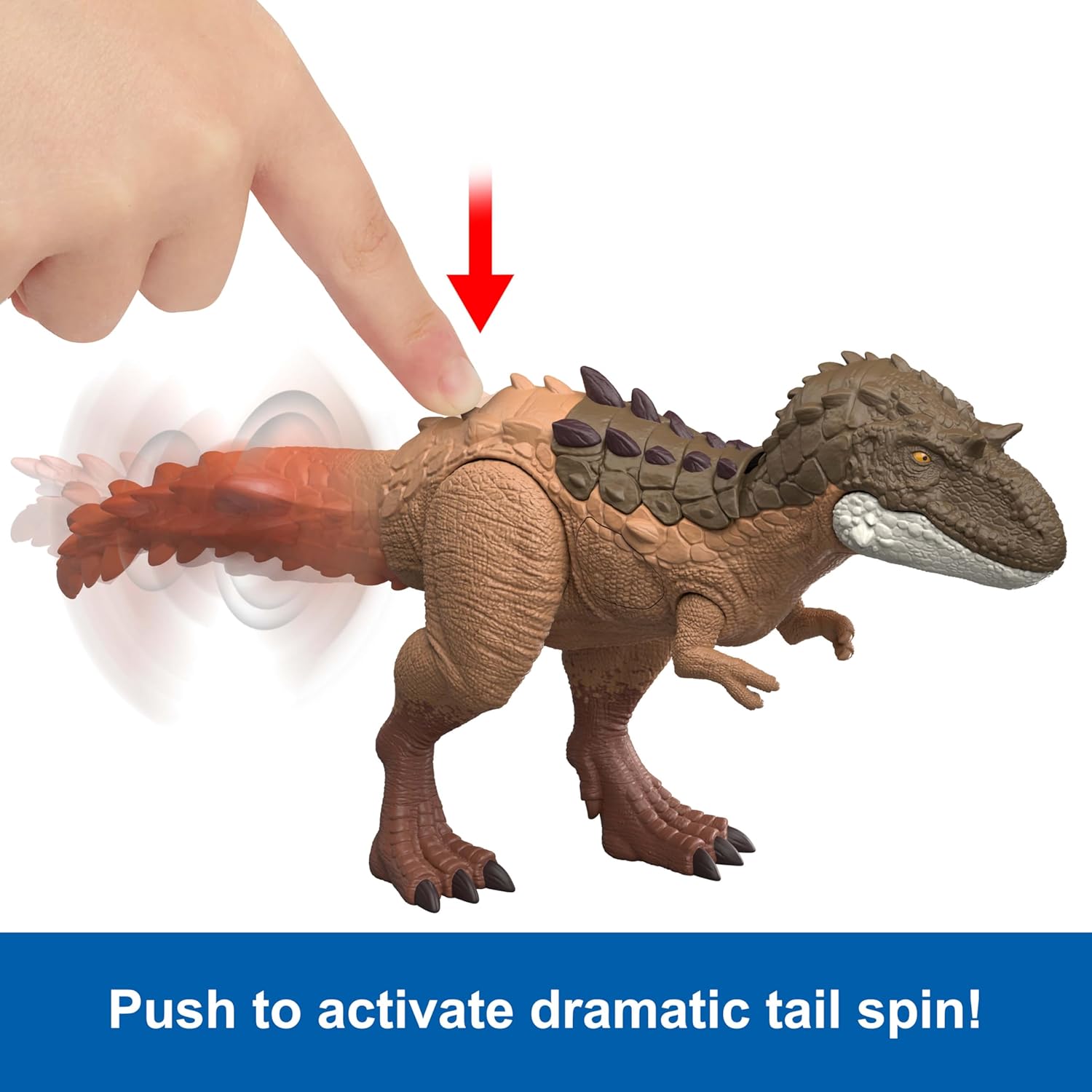 Thumbnail 2 de Mattel Jurassic World Dinosaur Figure Toy – Gigantic Thrashers Large Gorgosaurus with 2 Attack Action & Evolve Feature (JKL86)