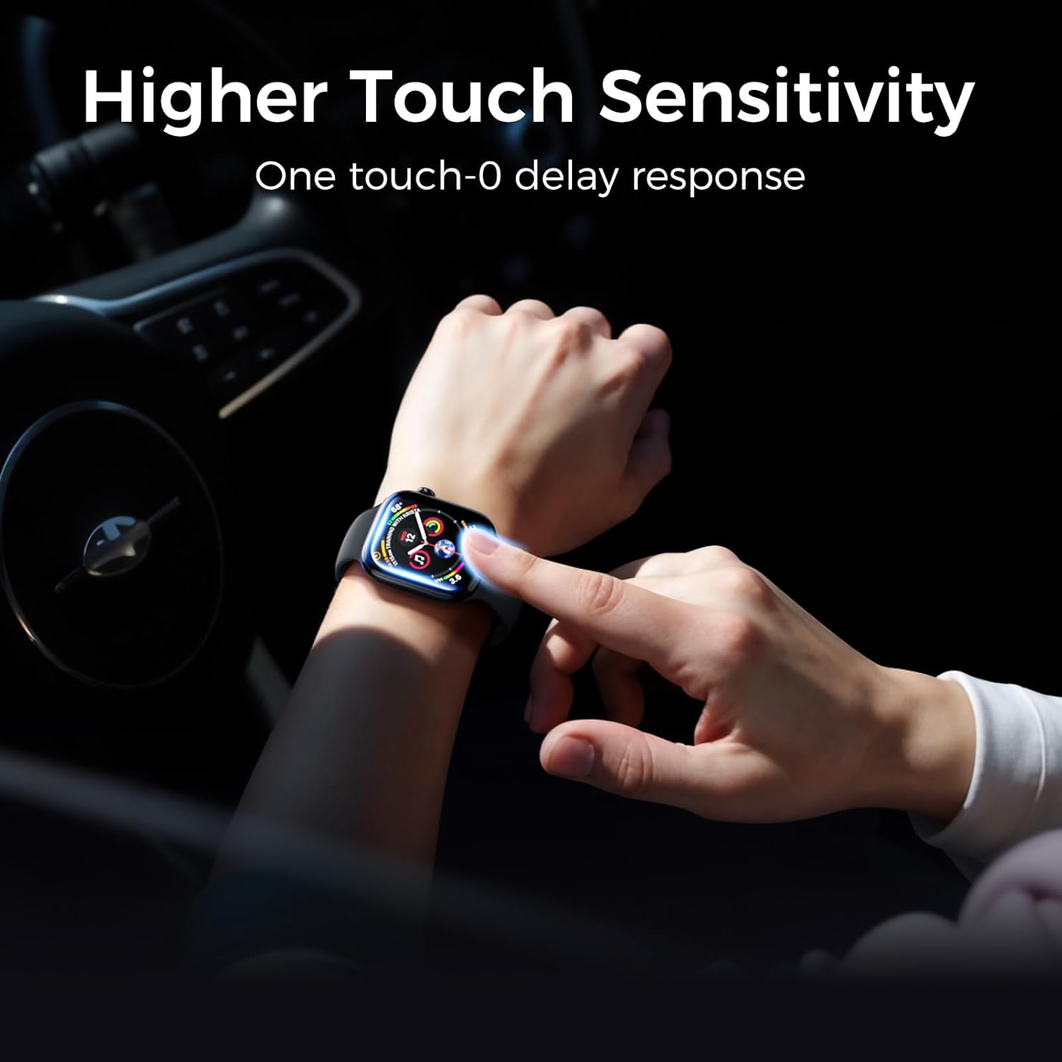 Thumbnail 6 de Apple Watch 44mm tempered glass screen protector 3 pack