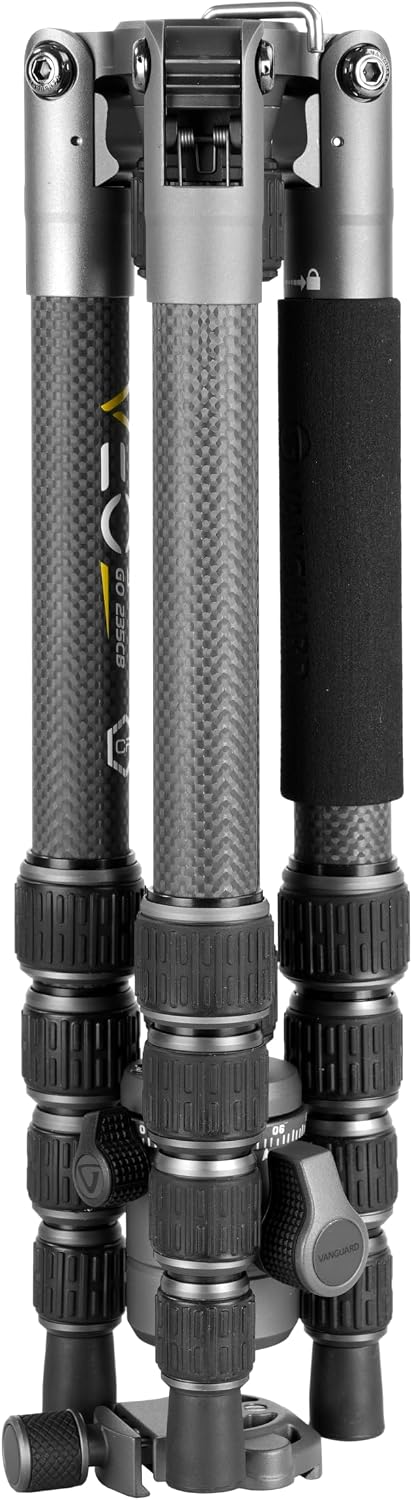 Detalle 2 de Vanguard VEO 3GO 235CB – karbonowy statyw podróżny z głowicą kulową