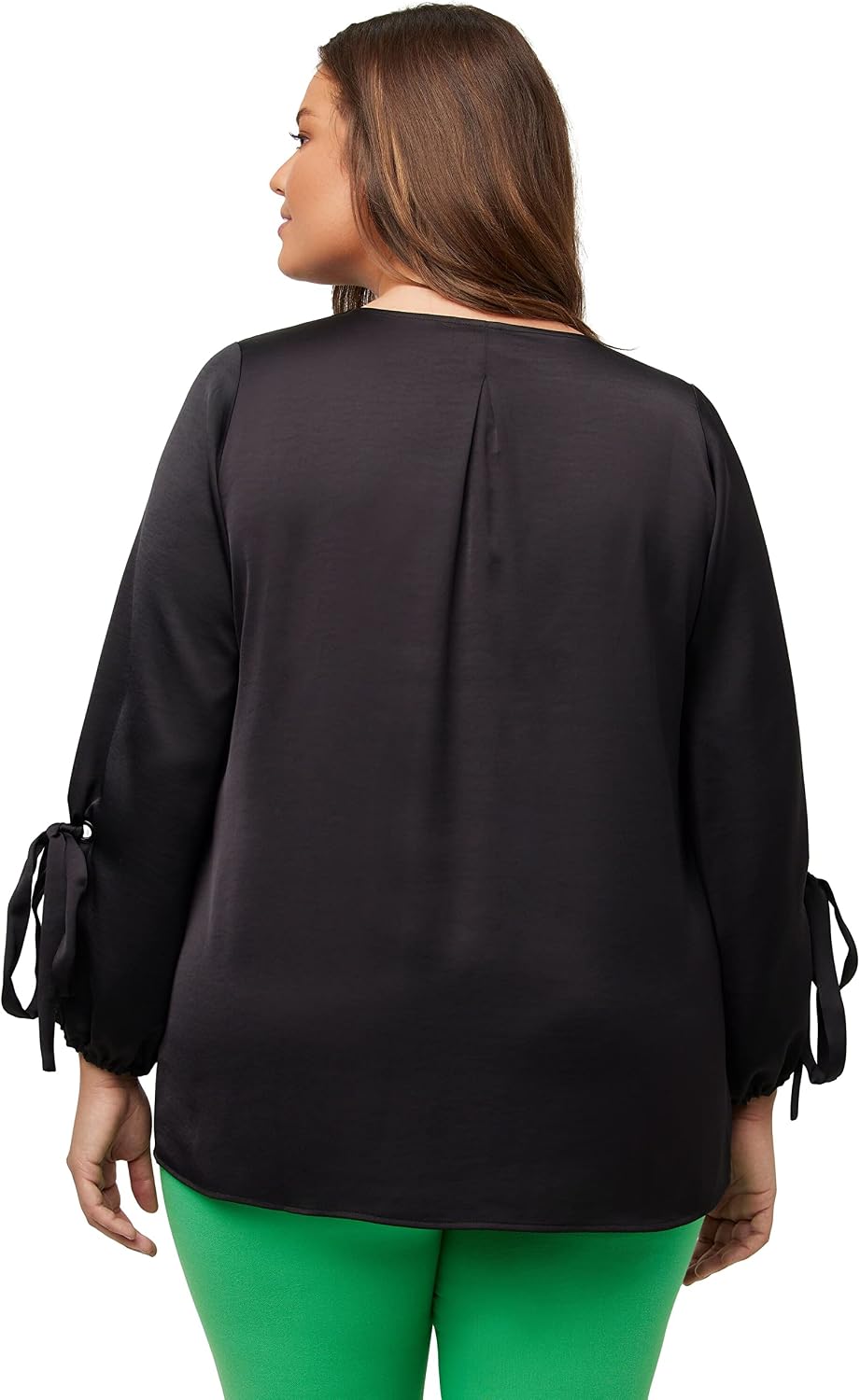 Thumbnail 1 de Ulla Popken Blouse à manches ballon – Bleu femme