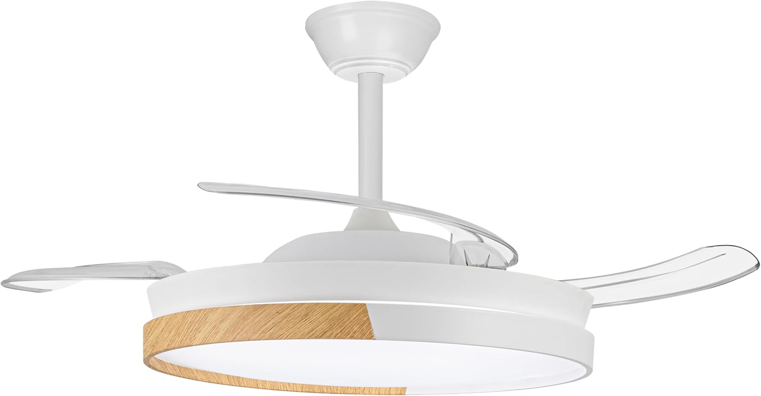 Thumbnail 3 de wonderlamp - Ventilador LED Arpino Blanco con Aspas Plegables 🌬