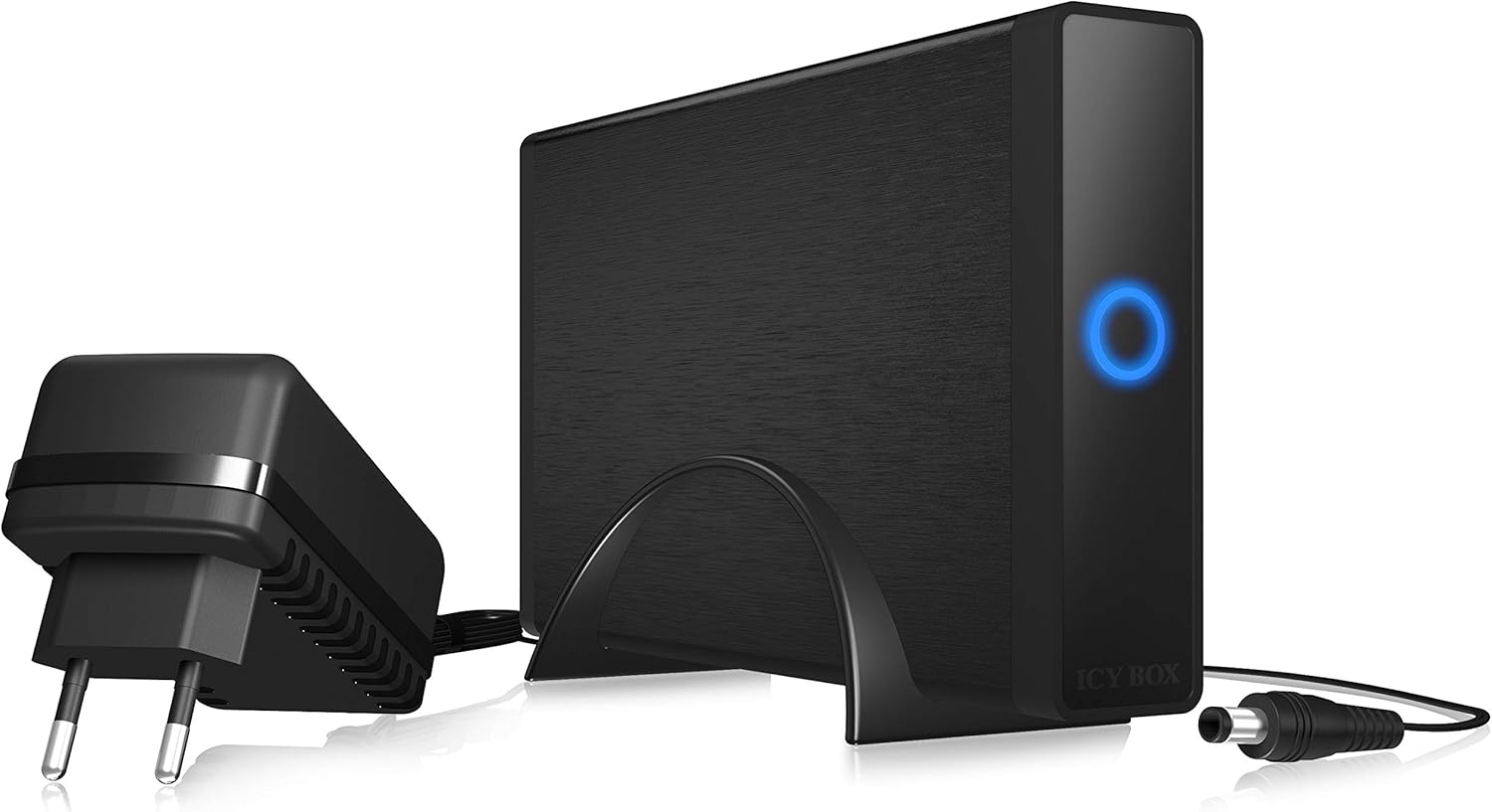Thumbnail 2 de ICY BOX IB-377U3 externes Gehäuse für 1x 3,5-Zoll SATA-Festplatte mit USB 3.0 (UASP) und Aluminium