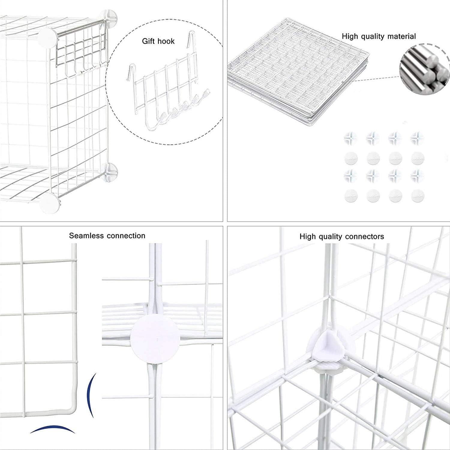 Thumbnail 5 de C&AHOME wire cube storage, 12-cube