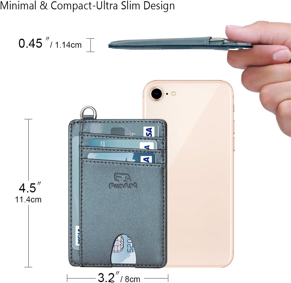 Thumbnail 6 de FurArt Schlankes Kreditkartenetui mit RFID-Blockierung – Minimalistisch, Unisex