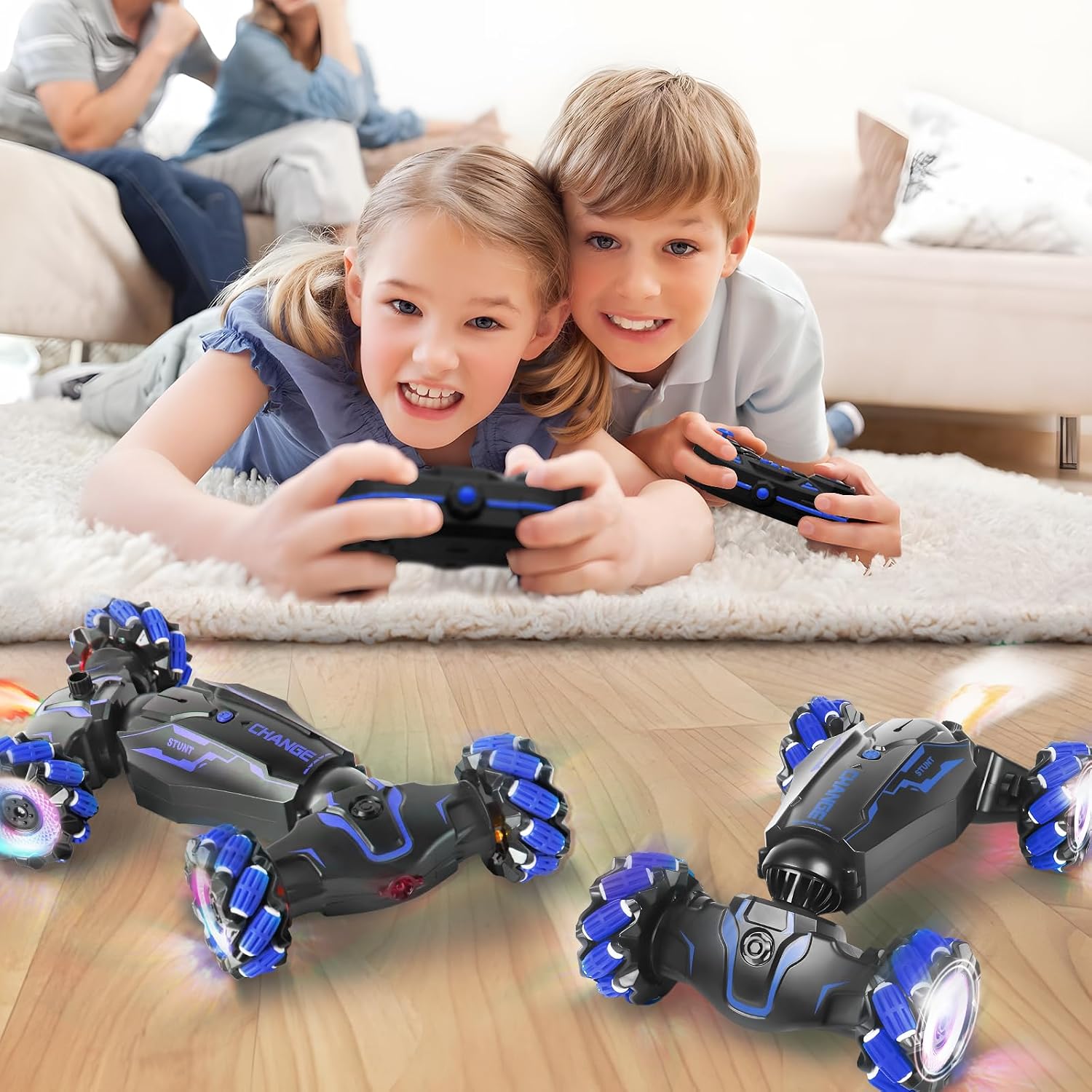 Detalle 2 de FEIMUOSI Stunt Car RC-stuntauto met 4WD, 360°-stunts en gebarenbesturing