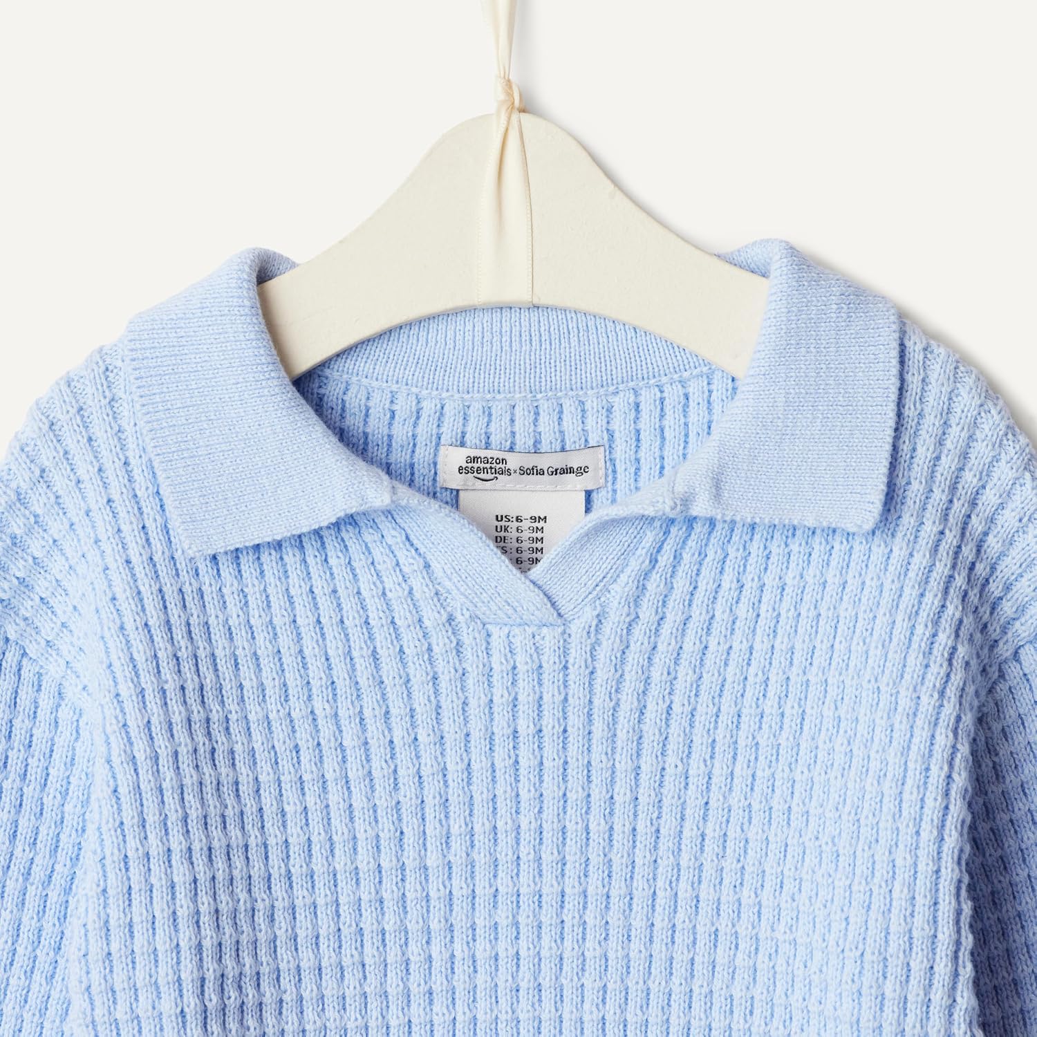 Detalle de Amazon Essentials x Sofia Grainge Set: maglie e canotte in cotone lavorato all’uncinetto, Mommy & Me