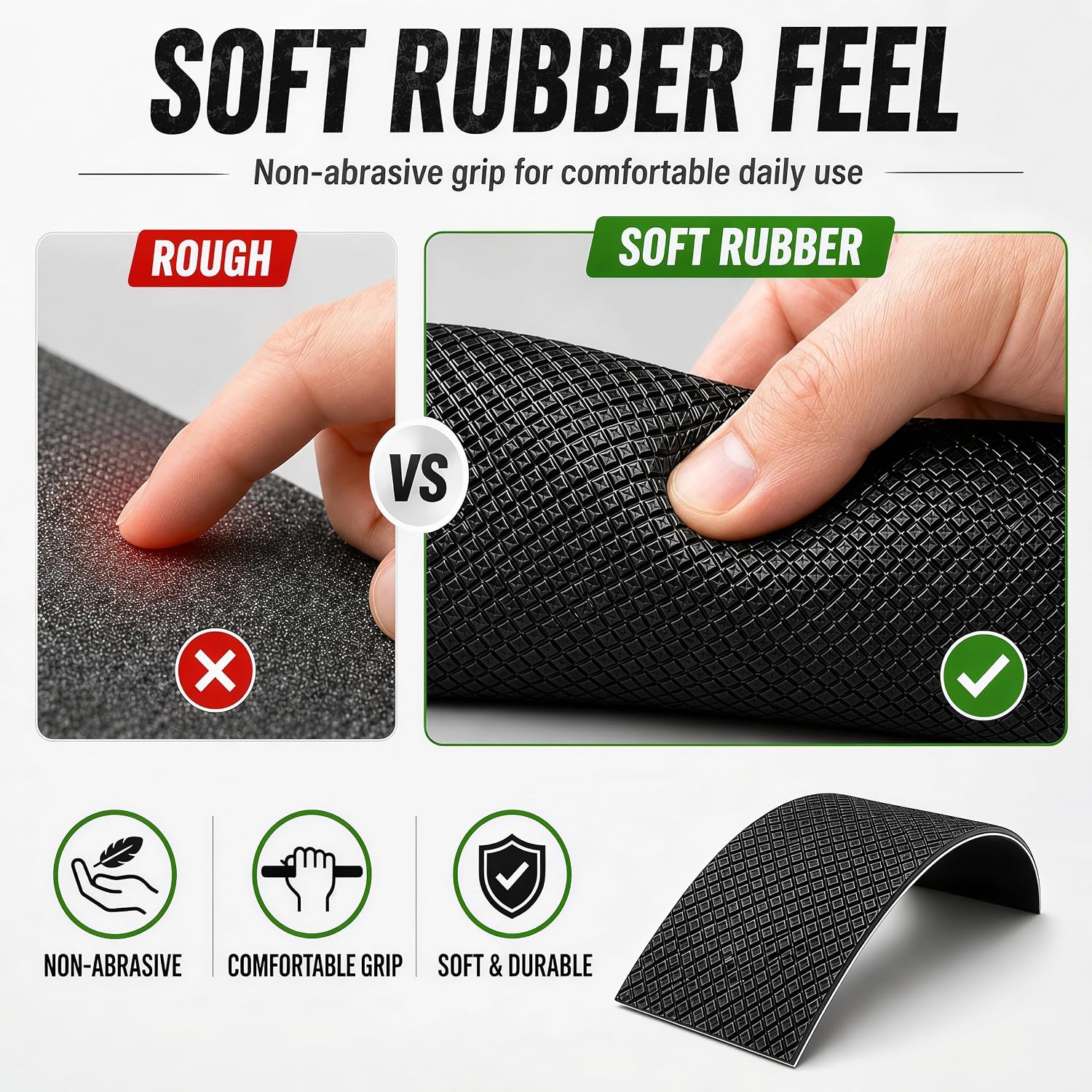 Thumbnail 6 de STRBOXONG STRBOXONG-Rubber Grip Tape, 25 mm x 3 m Non-Slip Adhesive Tape