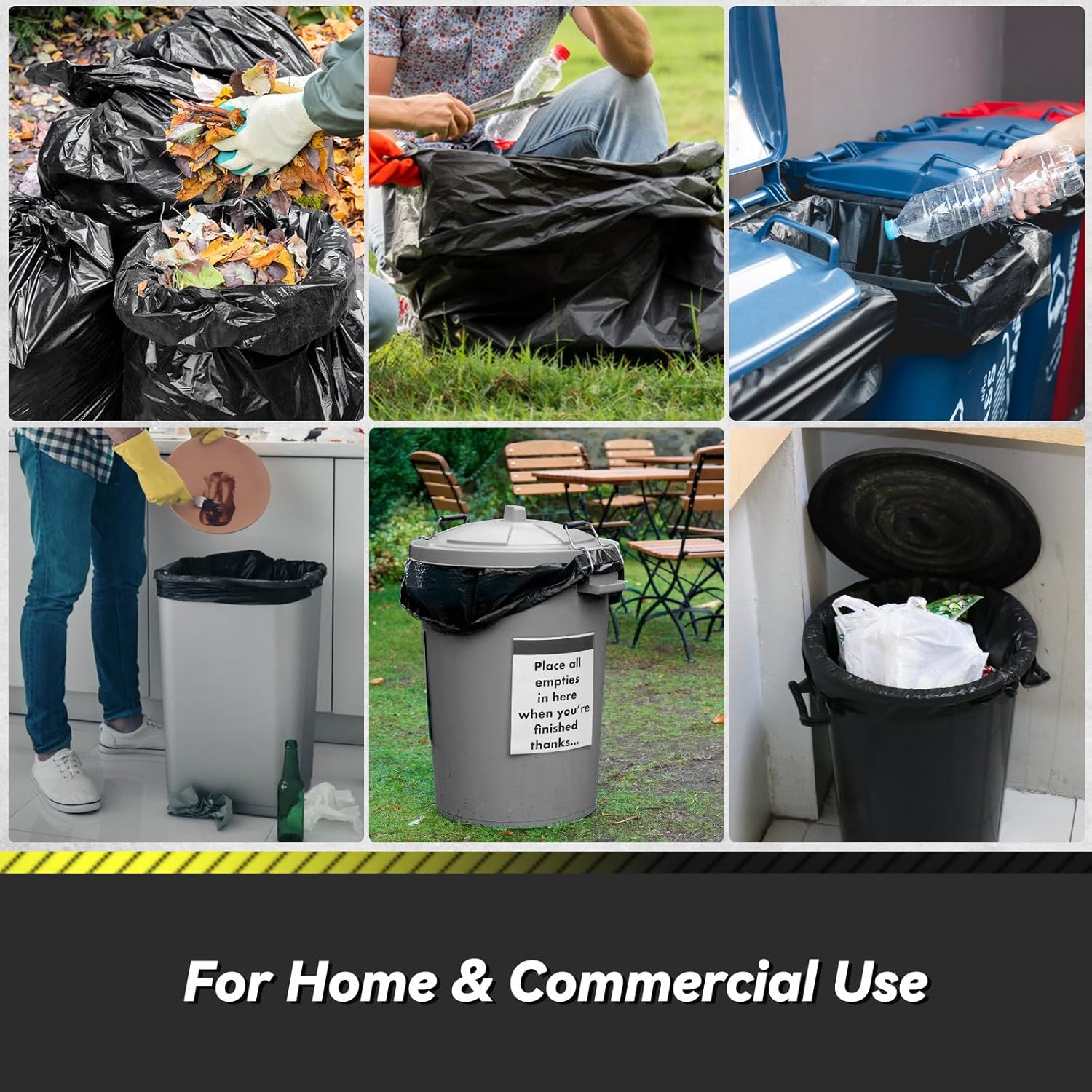 Thumbnail 6 de 55โ60 Gallon Commercial Trash Bags 100-count ๐
