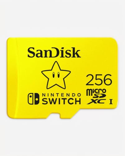 Thumbnail 8 de SanDisk microSDXC sous licence Nintendo Switch – Super Mario Superstar 256 Go (UHS-I, jusqu’à 100 Mo/s, Class 10, U3, V30)